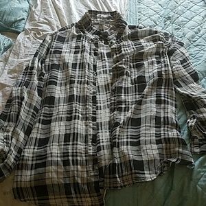 Flannel black and white